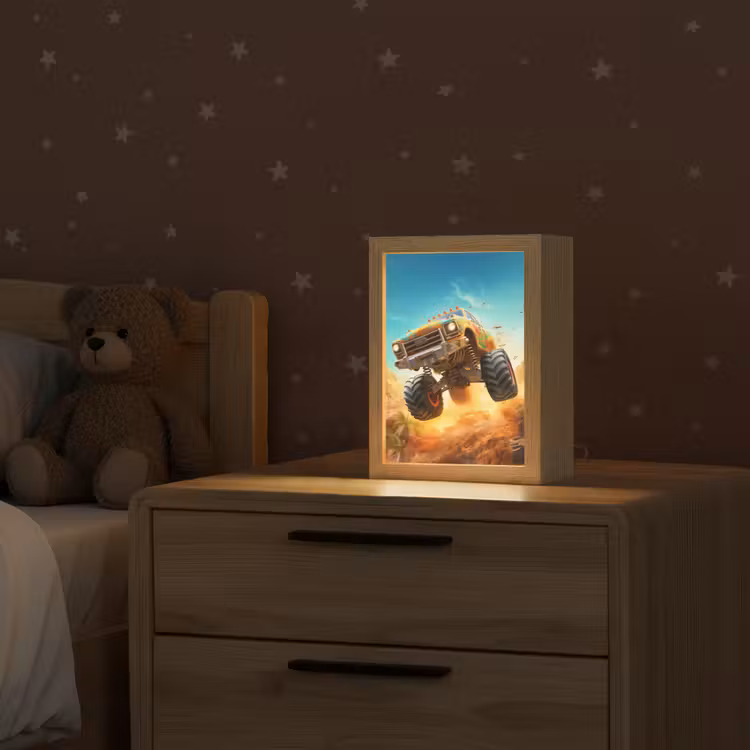 Monstertruck - Kind - Jongen - Auto Light Box met kabel klein -sfeer1_kind