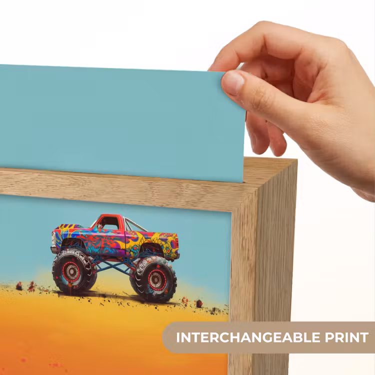 Monstertruck - Graffiti - Jongens - Auto Light Box met kabel (Kinderlampje) klein -USP_websiteprintEN