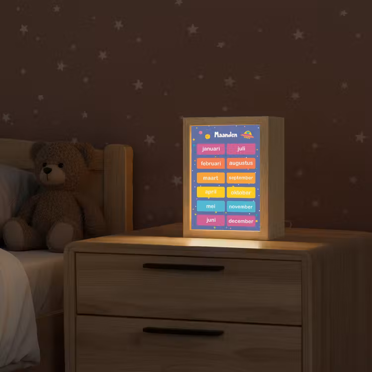 Maanden - Educatief - Leren voor kinderen - Ruimte Light Box met kabel klein -sfeer1_kind