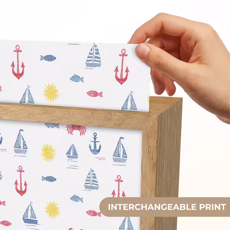 Nautisch - Illustraties - Kleurrijk Light Box met kabel (Kinderlampje) klein 904 -USP_websiteprintEN