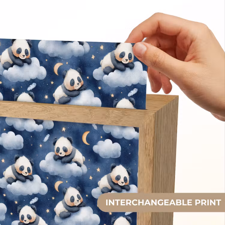 Panda's - Slapen - Blauw Light Box met kabel (Kinderlampje) klein 904 -USP_websiteprintEN