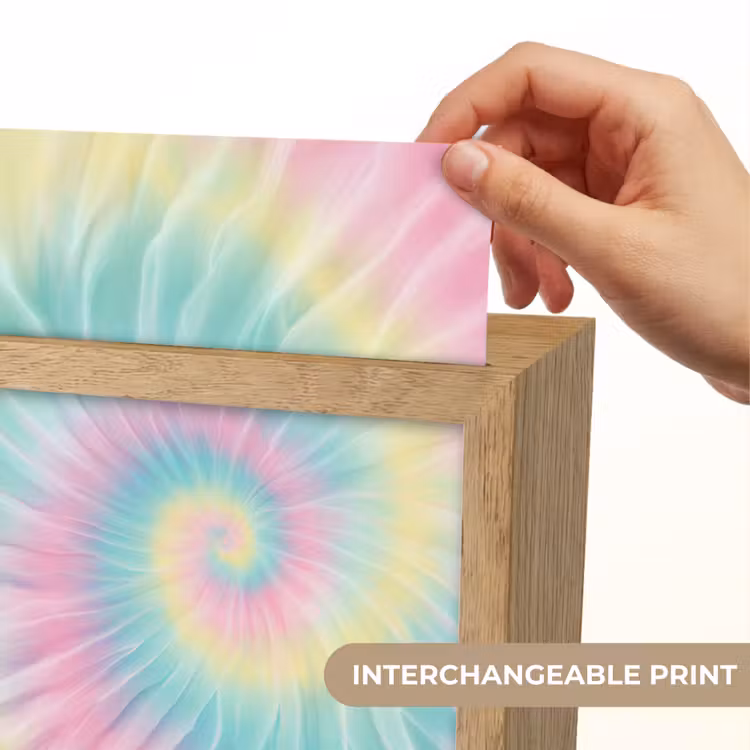 Pasteltinten - Tie dye - Roze Light Box met kabel (Kinderlampje) klein -USP_websiteprintEN