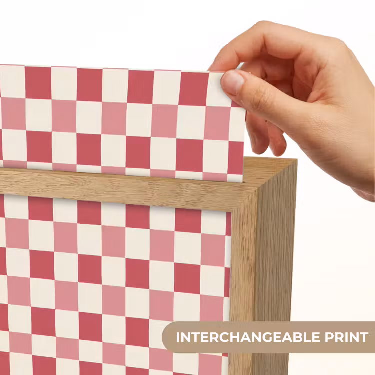 Patroon - Schaak - Roze Light Box met kabel (Kinderlampje) klein 904 -USP_websiteprintEN
