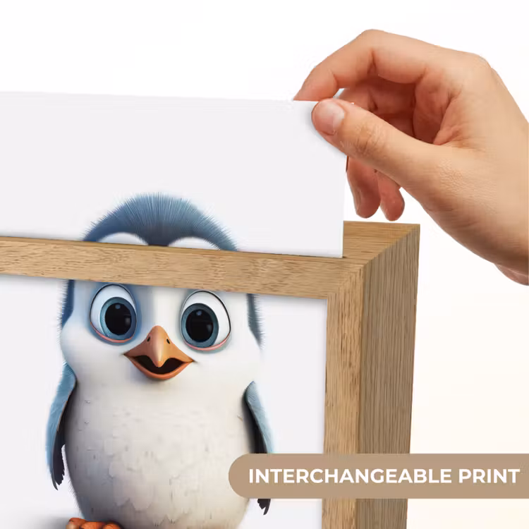 Pinguïn - Dieren - Meisjes - Kind - Jongens Light Box met kabel (Kinderlampje) klein -USP_websiteprintEN