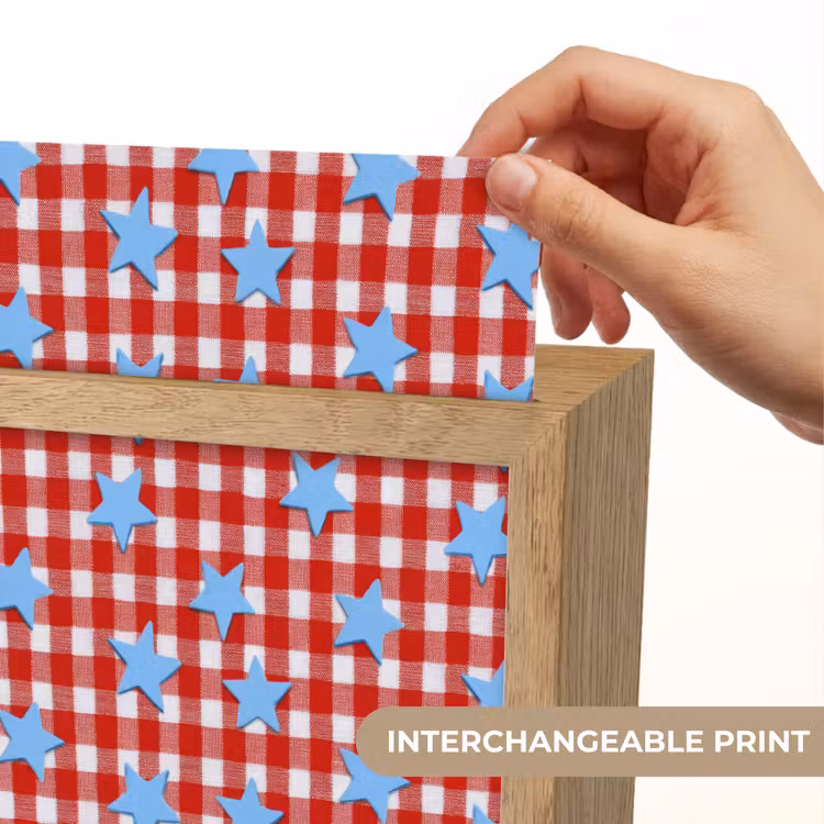 Ruit - Sterren - Rood Light Box met kabel (Kinderlampje) klein 904 -USP_websiteprintEN