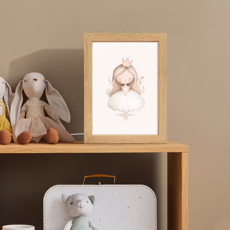 Prinses - Jurk - Kroon - Pastel Light Box met kabel klein -sfeer2_kind