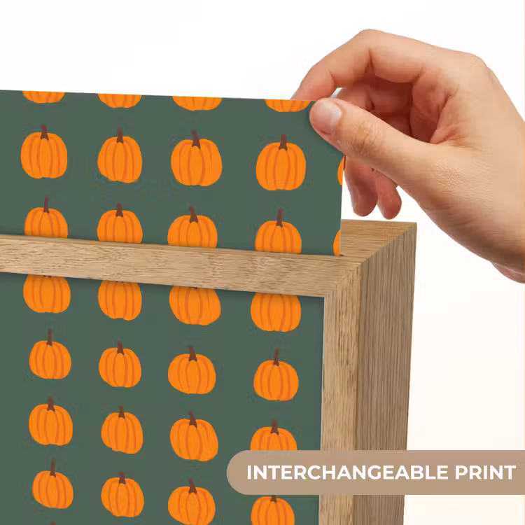 Pompoen - Patroon - Oranje Light Box met kabel (Kinderlampje) klein 904 -USP_websiteprintEN