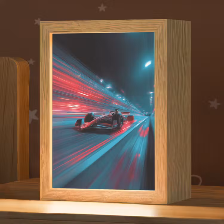Raceauto - Rood - Snelheid Light Box met kabel klein -zzz_3d_website