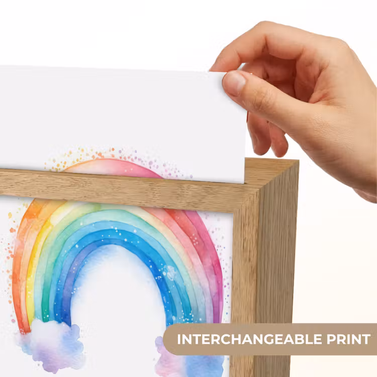 Regenboog - Kinderen - Meisje Light Box met kabel (Kinderlampje) klein -USP_websiteprintEN