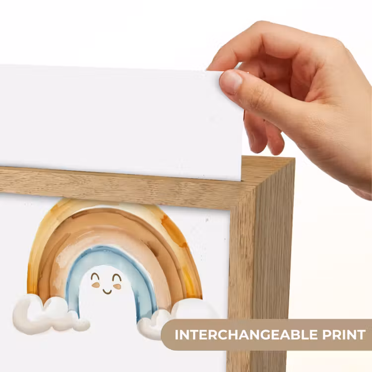 Regenboog - Pastel kleuren Light Box met kabel (Kinderlampje) klein -USP_websiteprintEN
