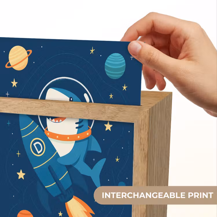 Raket - Haai - Ruimte Light Box met kabel (Kinderlampje) klein -USP_websiteprintEN
