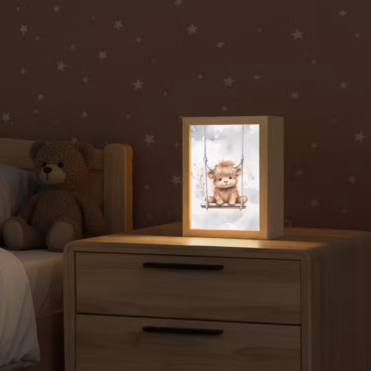Schotse hooglander - Dier - Kinderen Light Box met kabel klein -sfeer1_kind