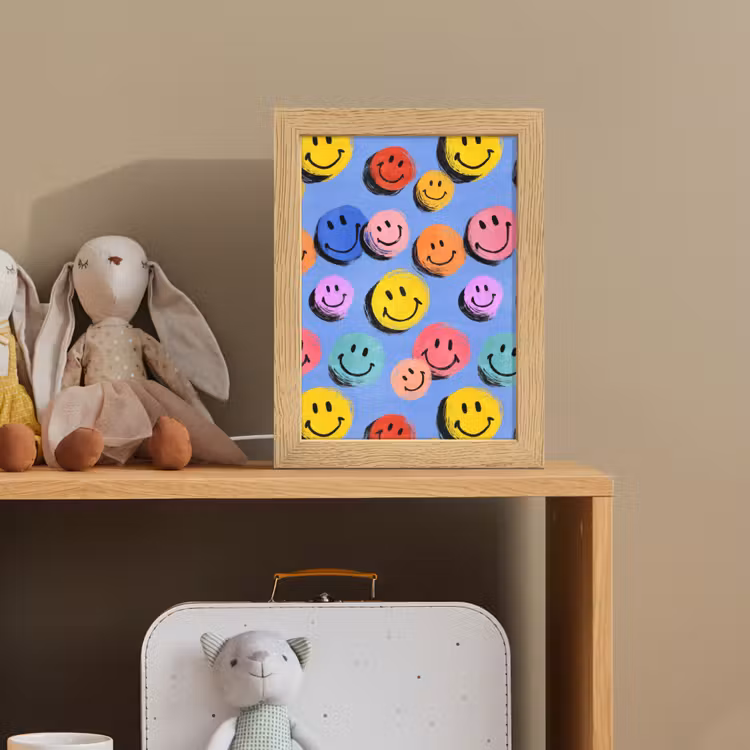 Smileys - Kleurrijk Light Box met kabel klein -sfeer2_kind