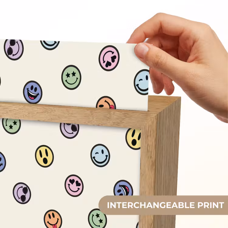 Smileys - Kleurrijk - Grappig Light Box met kabel (Kinderlampje) klein -USP_websiteprintEN
