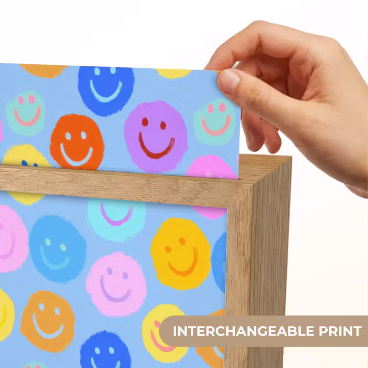 Smileys - Kleurrijk - Grappig Light Box met kabel (Kinderlampje) klein -USP_websiteprintEN