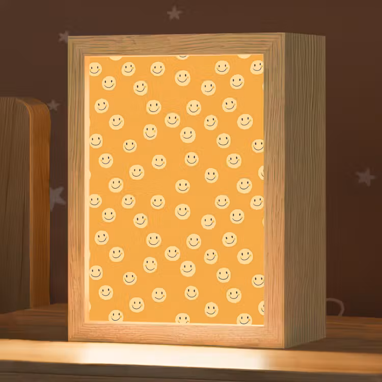 Smileys - Retro - Heel Light Box met kabel (Kinderlampje) klein 904 -zzz_3d_website