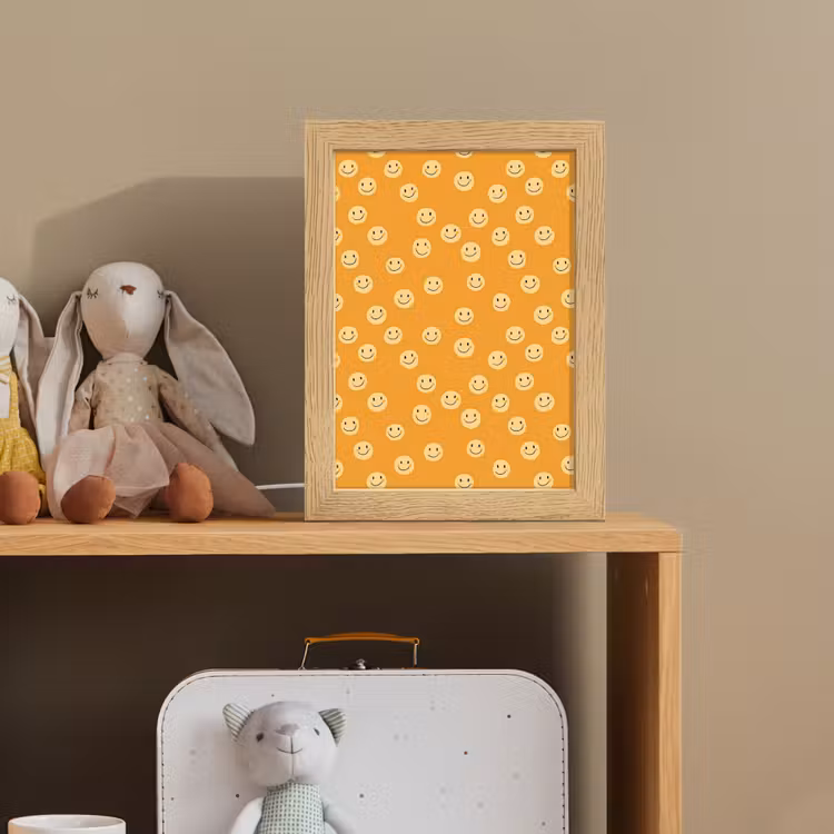 Smileys - Retro - Heel Light Box met kabel (Kinderlampje) klein 904 -sfeer2_kind