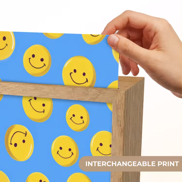 Smileys - Geel - Blauw Light Box met kabel (Kinderlampje) klein -USP_websiteprintEN