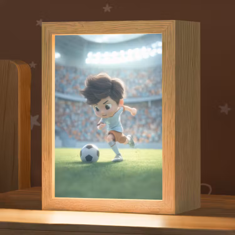 Voetbal - Jongen - Stadion Light Box met kabel klein -zzz_3d_website