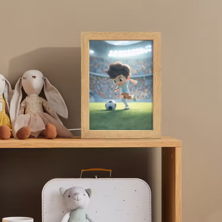 Voetbal - Jongen - Stadion Light Box met kabel klein -sfeer2_kind