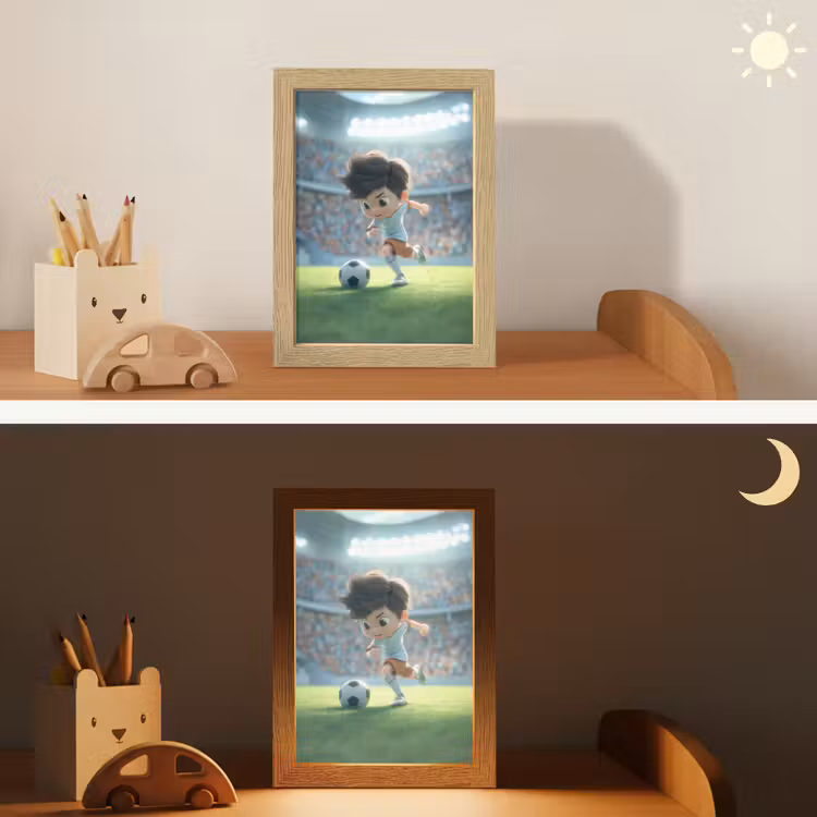 Voetbal - Jongen - Stadion Light Box met kabel klein -sfeer3_kind