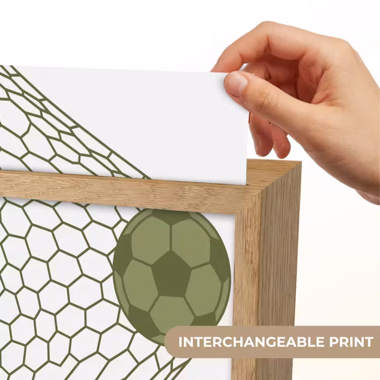 Voetbal - Goal - Sport - Groen Light Box met kabel (Kinderlampje) klein -USP_websiteprintEN