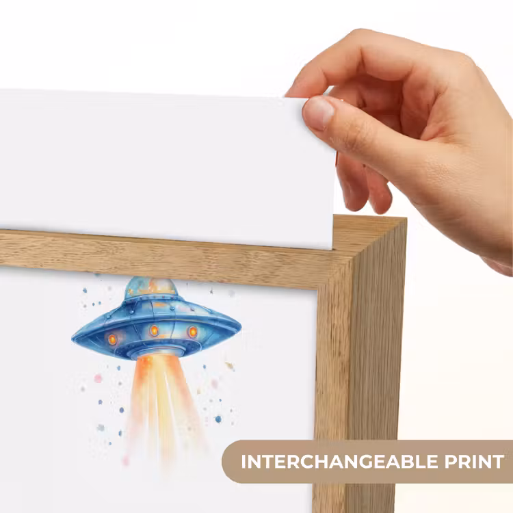 Ruimte - Ufo - Sterren Light Box met kabel (Kinderlampje) klein -USP_websiteprintEN