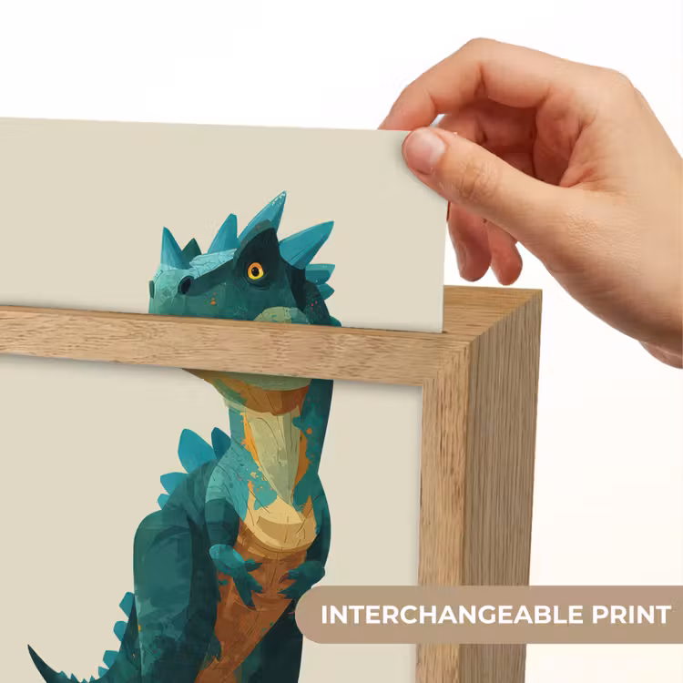 Stekels - Dino - Blauw - Gespierd Light Box met kabel (Kinderlampje) klein -USP_websiteprintEN