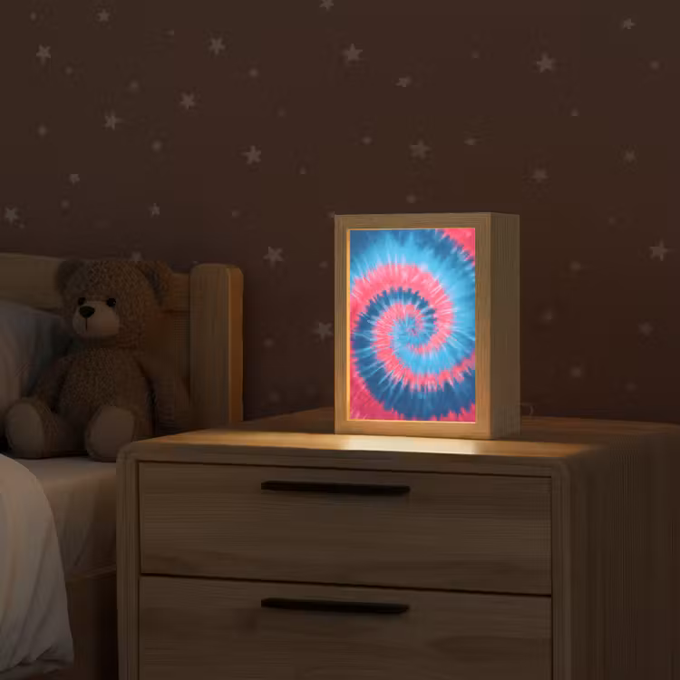 Spiraal - Roze - Draaiend Light Box met kabel klein -sfeer1_kind