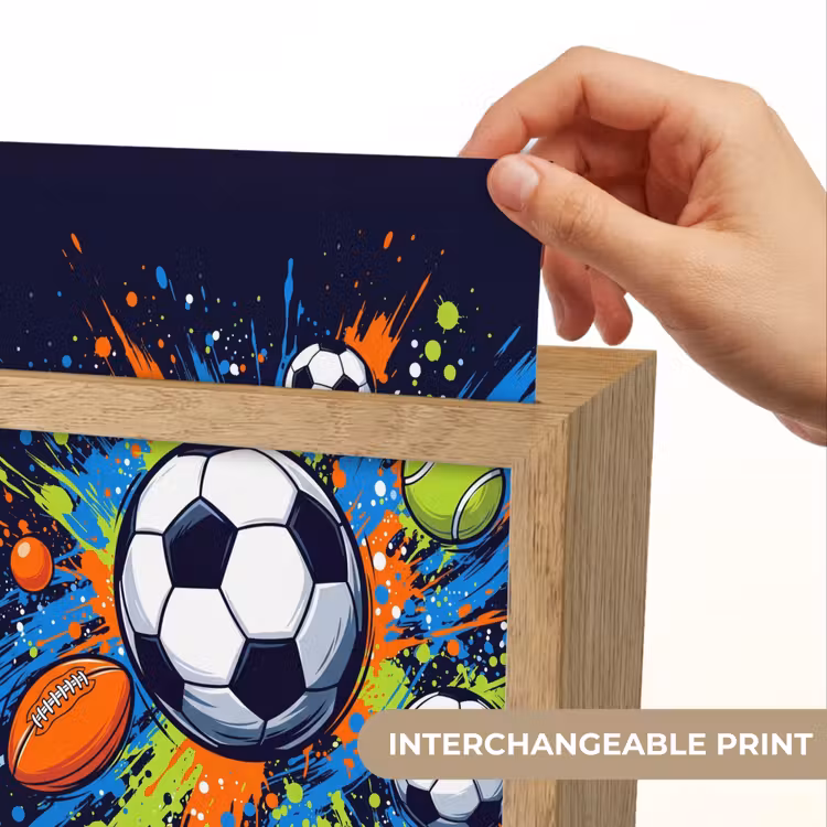 Sport - Ballen - Kleurrijk Light Box met kabel (Kinderlampje) klein -USP_websiteprintEN