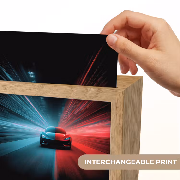 Sportwagen - Rood - Blauw - Snelheid Light Box met kabel (Kinderlampje) klein -USP_websiteprintEN