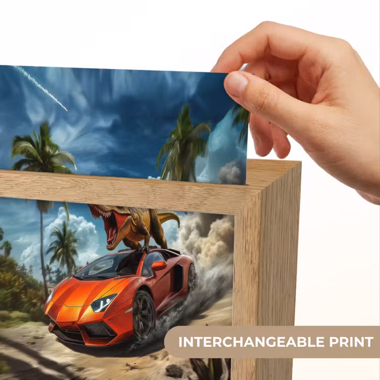 Sportauto - Rood - Dino Light Box met kabel (Kinderlampje) klein -USP_websiteprintEN