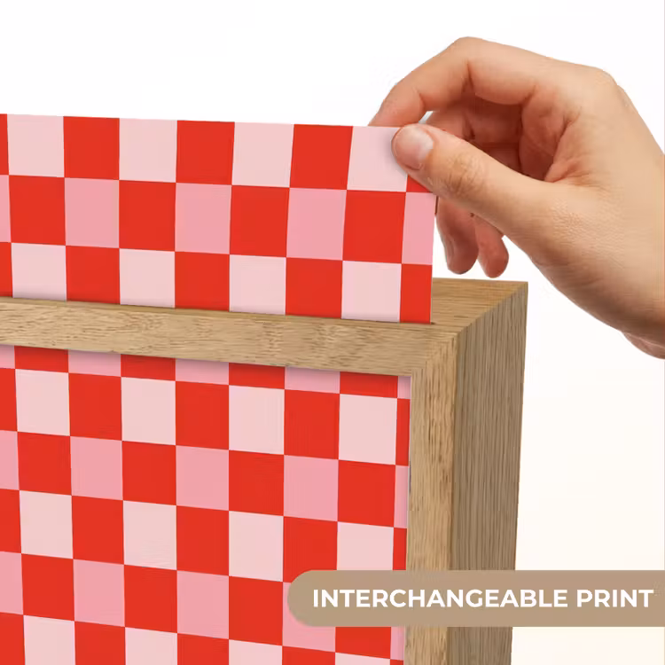 Vierkant - Klassiek - Rood Light Box met kabel (Kinderlampje) klein 904 -USP_websiteprintEN