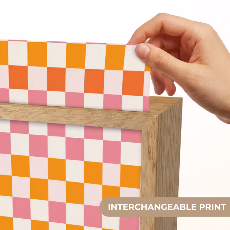 Vierkant - Patroon - Oranje Light Box met kabel (Kinderlampje) klein 904 -USP_websiteprintEN