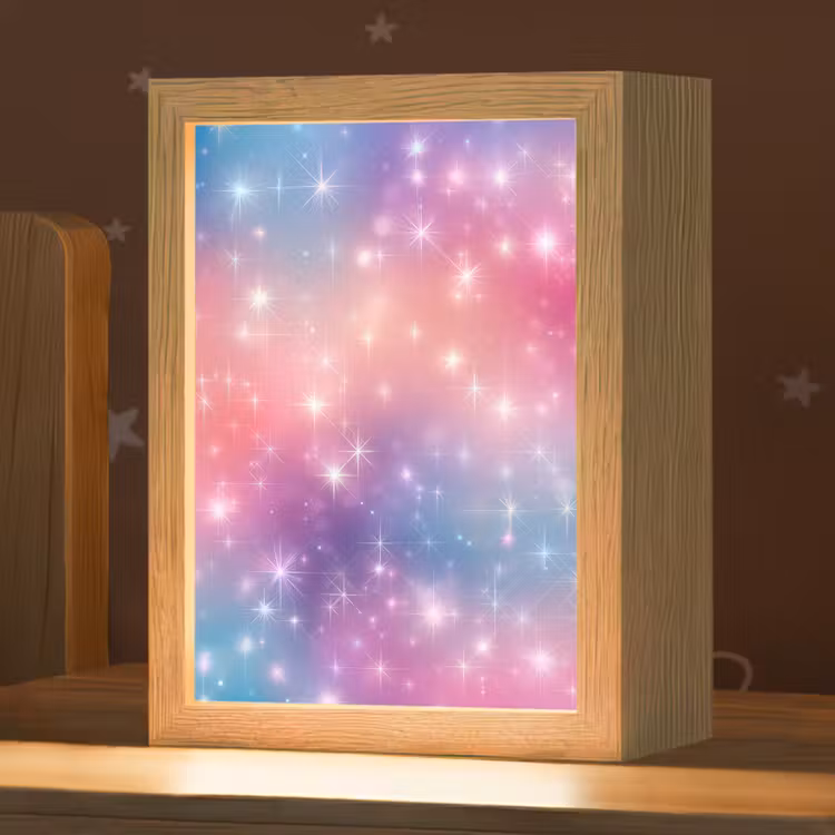 Sterren - Abstract - Kleuren Light Box met kabel klein -zzz_3d_website