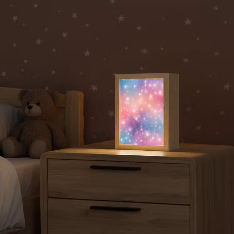 Sterren - Abstract - Kleuren Light Box met kabel klein -sfeer1_kind