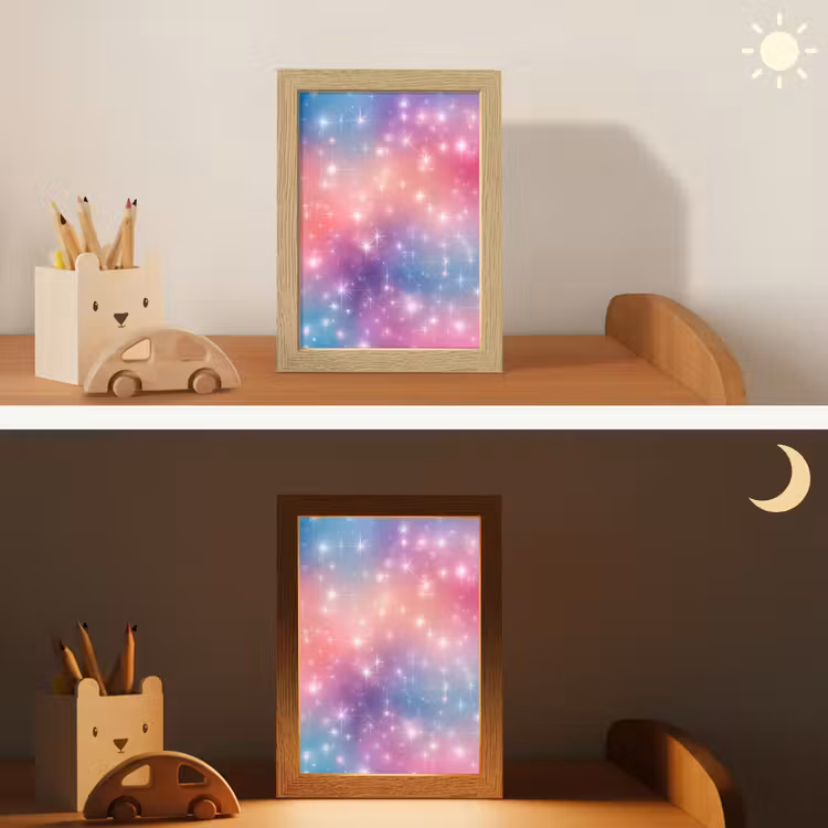 Sterren - Abstract - Kleuren Light Box met kabel klein -sfeer3_kind