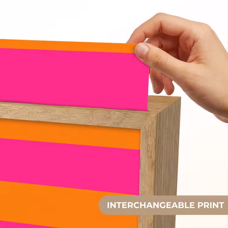 Strepen - Horizontaal - Roze Light Box met kabel (Kinderlampje) klein 904 -USP_websiteprintEN