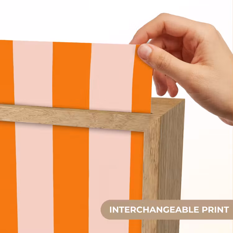 Strepen - Modern - Oranje Light Box met kabel (Kinderlampje) klein 904 -USP_websiteprintEN