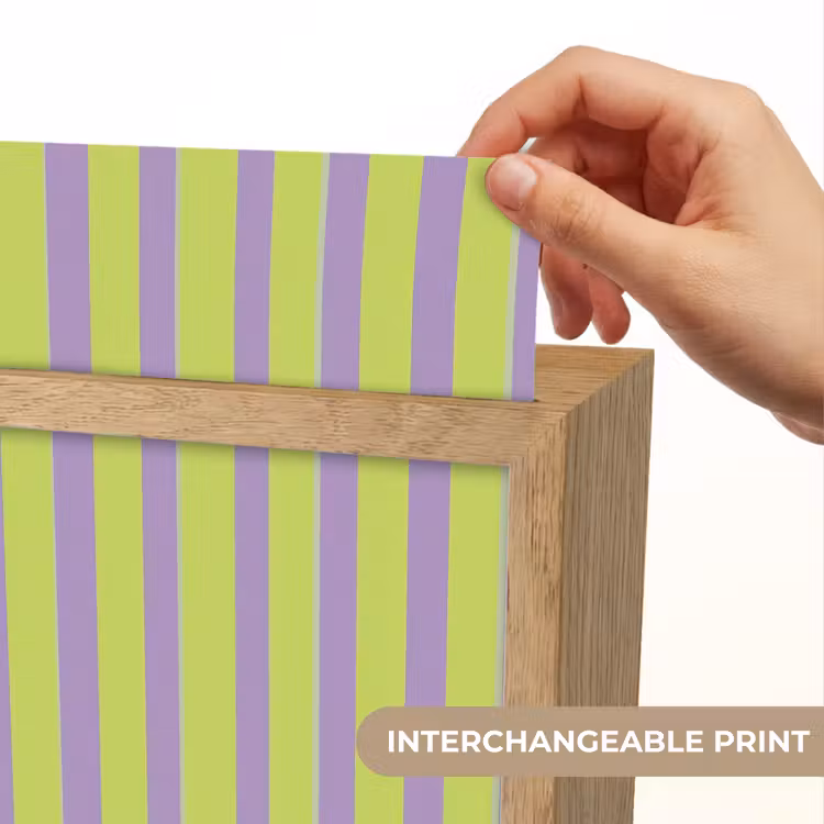 Strepen - Patroon - Groen Light Box met kabel (Kinderlampje) klein 904 -USP_websiteprintEN