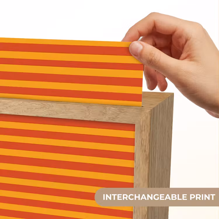 Strepen - Patroon - Oranje Light Box met kabel (Kinderlampje) klein 904 -USP_websiteprintEN