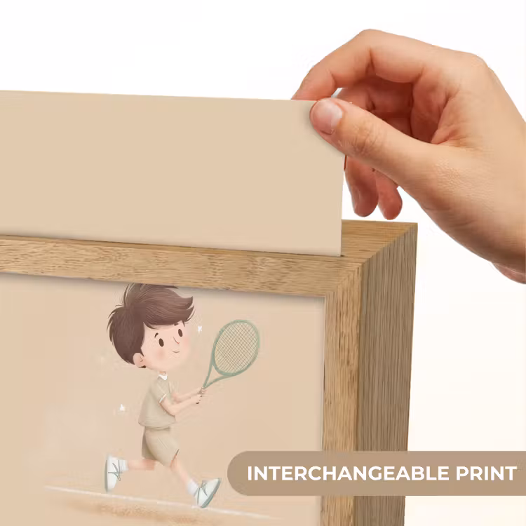 Tennis - Jongen - Sterretjes Light Box met kabel (Kinderlampje) klein -USP_websiteprintEN
