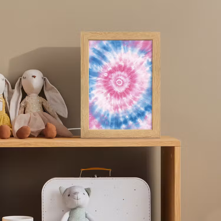 Tie-dye - Roze - Patroon Light Box met kabel klein -sfeer2_kind