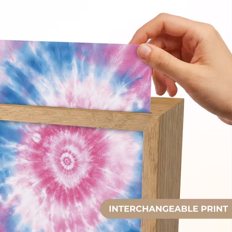 Tie-dye - Roze - Patroon Light Box met kabel (Kinderlampje) klein -USP_websiteprintEN
