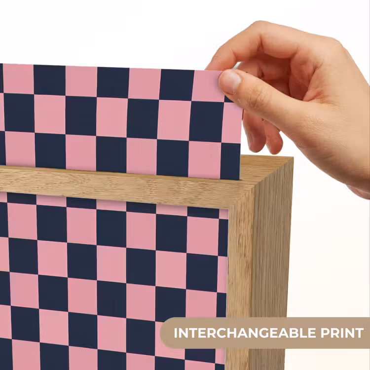 Traditioneel - Patroon - Blauw - Roze Light Box met kabel (Kinderlampje) klein 904 -USP_websiteprintEN