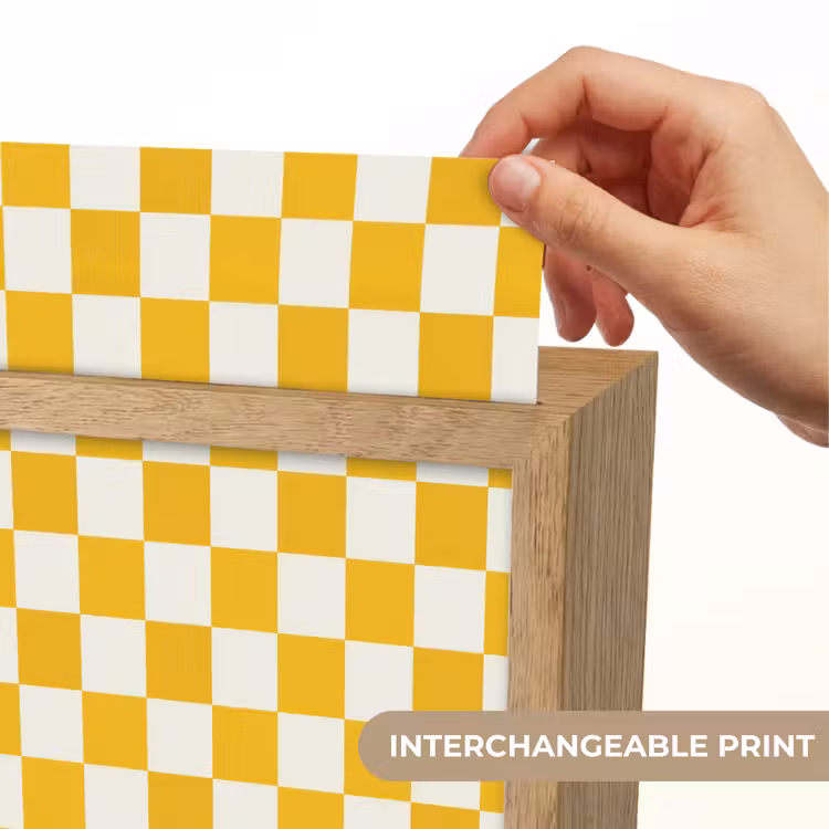 Traditioneel - Patroon - Geel Light Box met kabel (Kinderlampje) klein 904 -USP_websiteprintEN