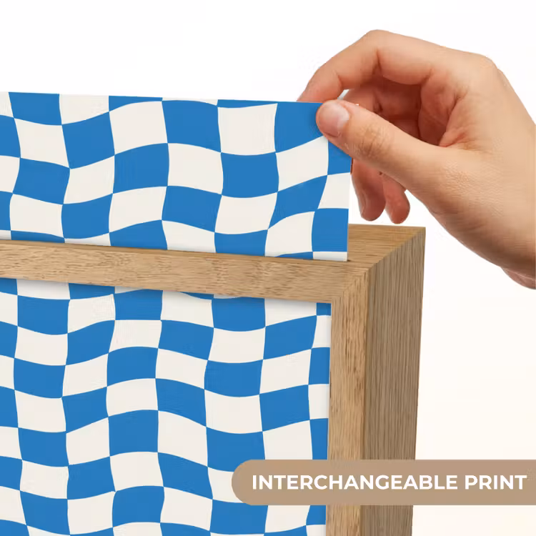 Golvend - Patroon - Blauw Light Box met kabel (Kinderlampje) klein 904 -USP_websiteprintEN