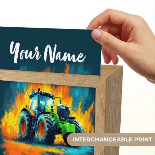 Abstract - Tractor - Groen Light Box met kabel (Kinderlampje) klein -USP_websiteprintEN