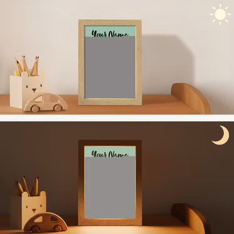 Alpaca - Bloemendiadeem - Groen Light Box met kabel (Kinderlampje) klein -sfeer3_kind