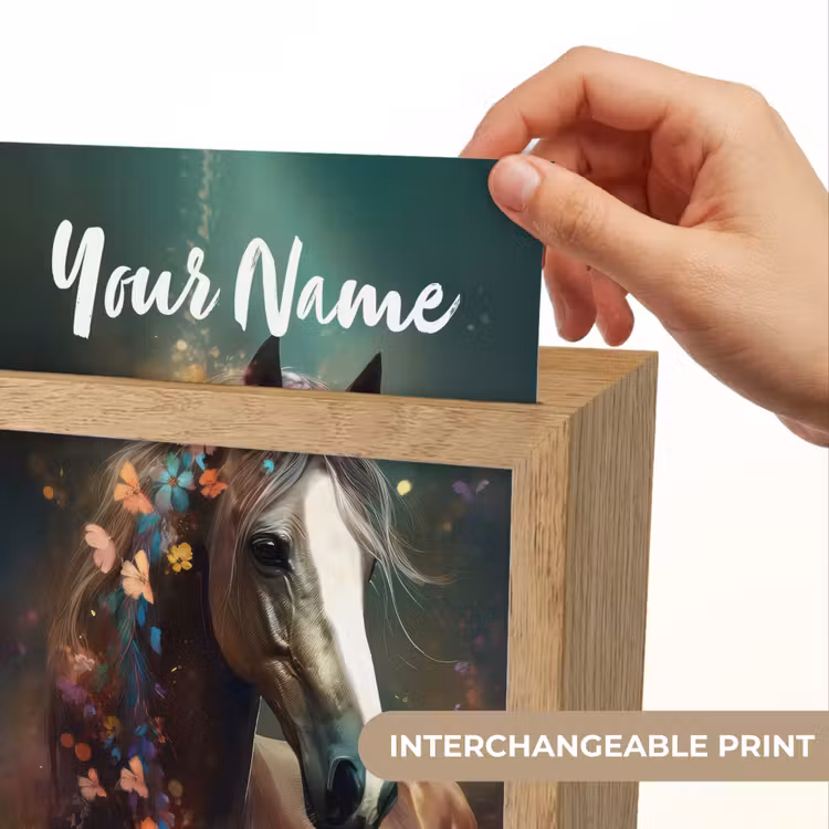 Dieren - Paard - Natuur - Vlinder - Bloemen Light Box met kabel (Kinderlampje) klein -USP_websiteprintEN